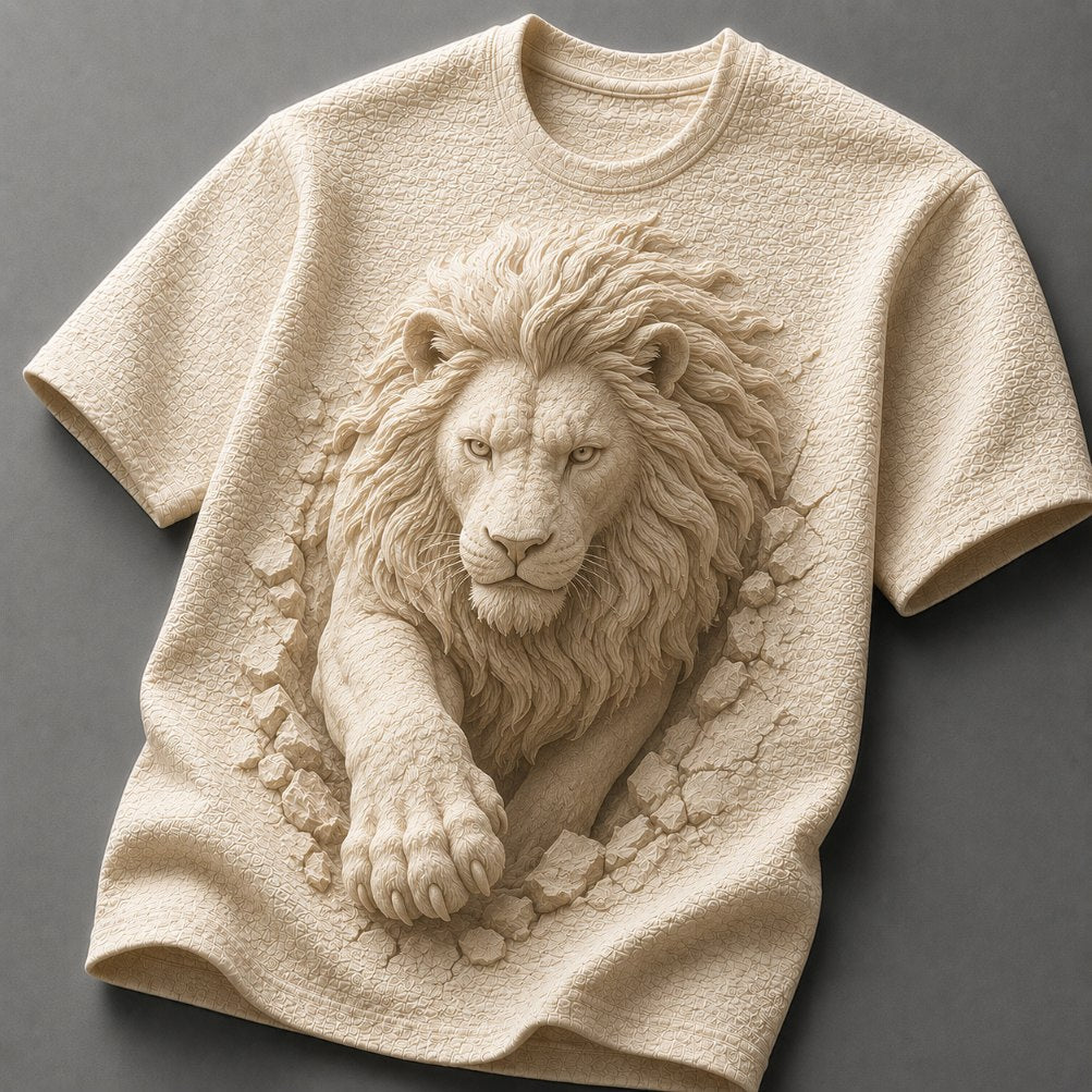Golden Lion Strike Lightweight Smooth T-Shirt