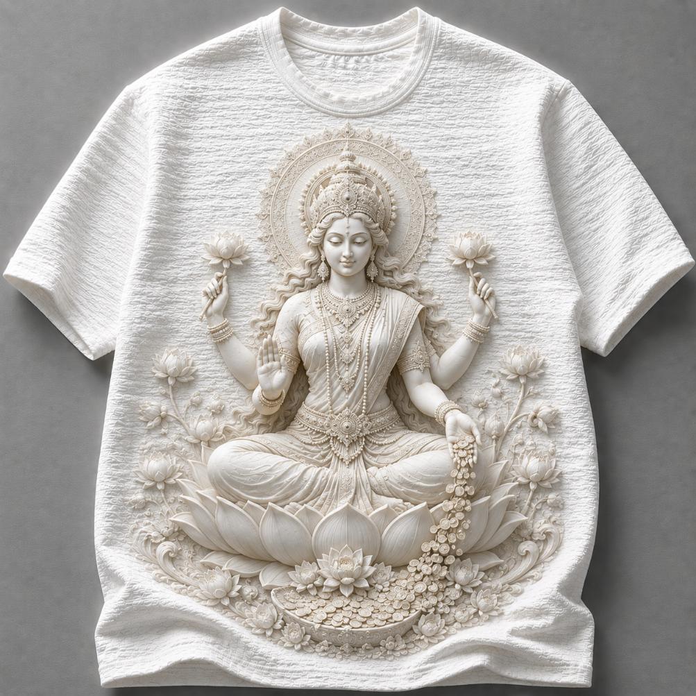 Goddess Lakshmi Blessings of Abundance T-Shirt
