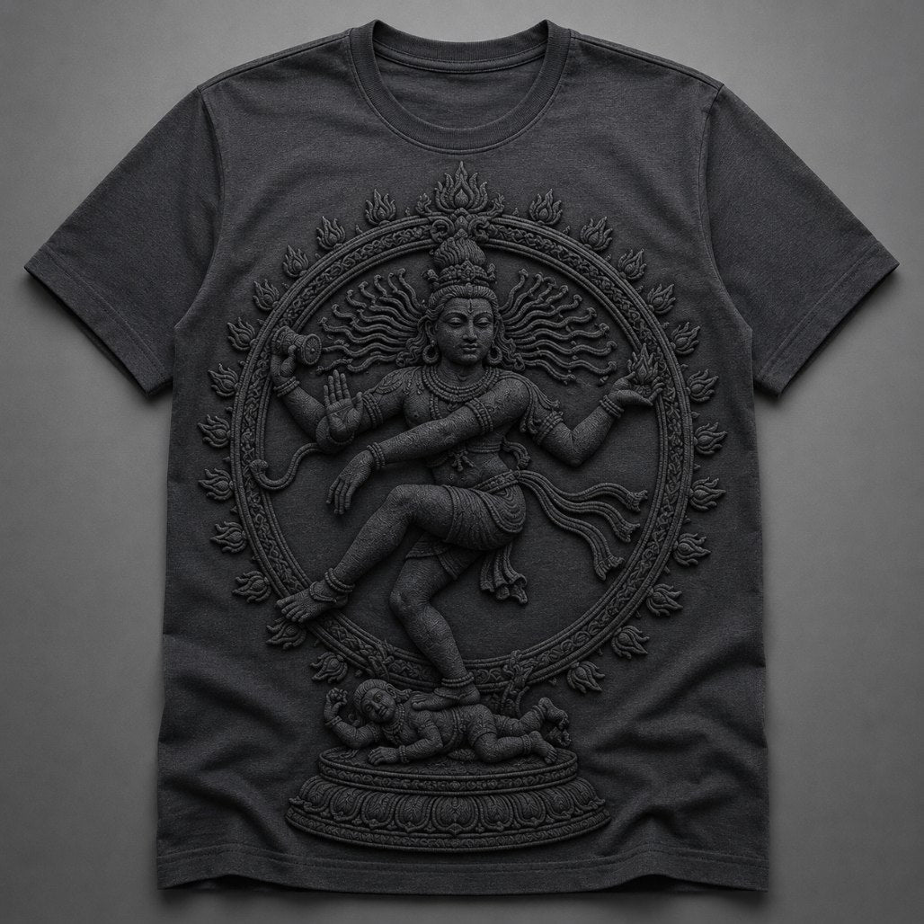Lord Shiva Cosmic Dance Black T-Shirt
