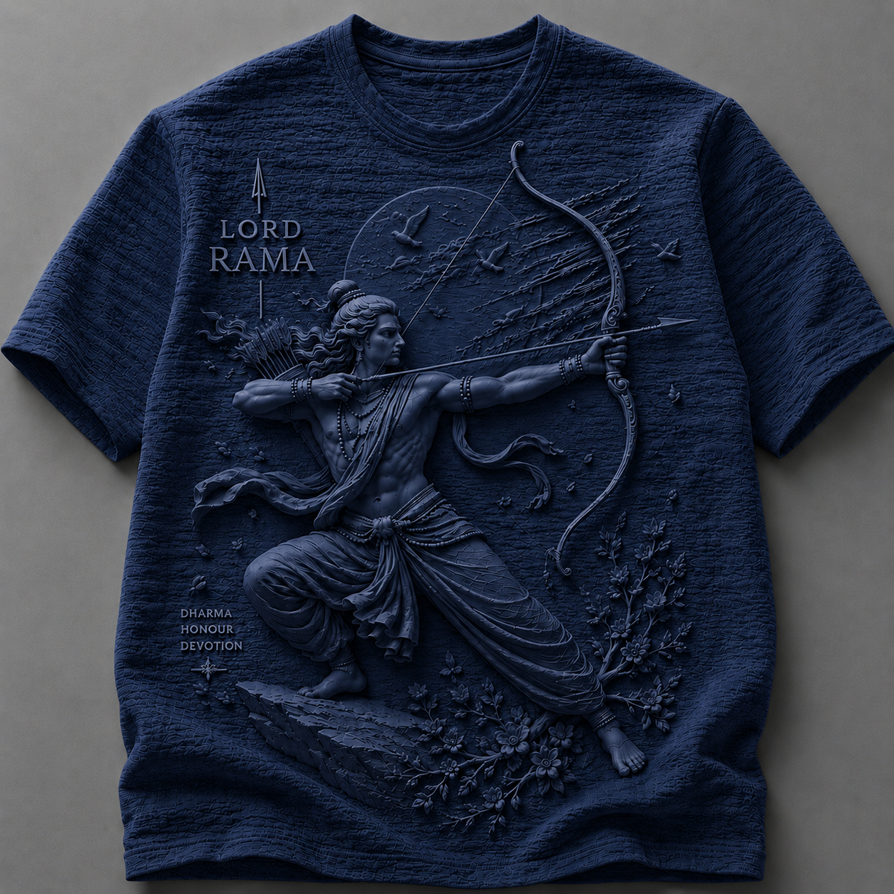 Lord Rama Divine Valor White T-Shirt