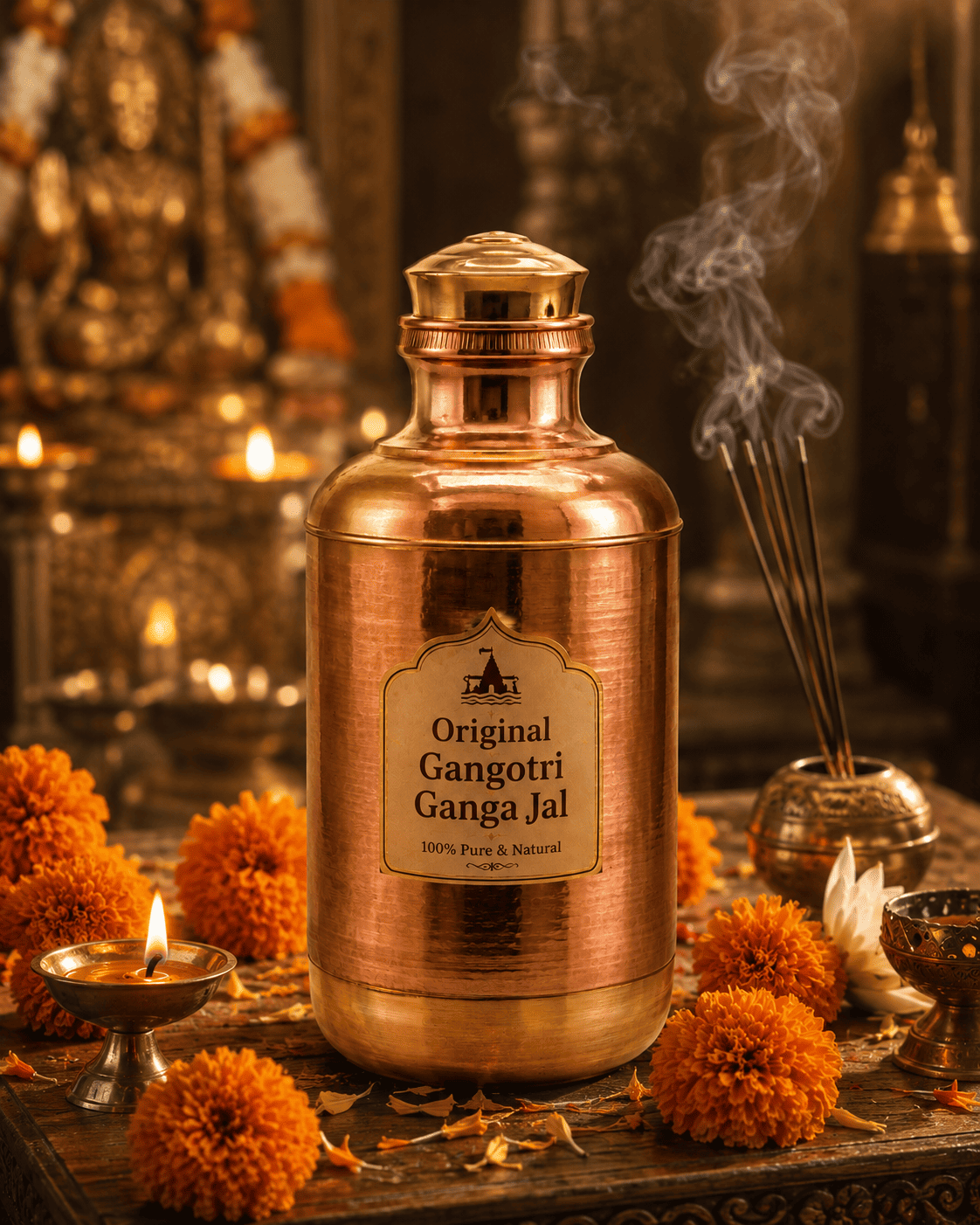 Original Gangotri Ganga Jal - Sacred Water, Sealed & Certified