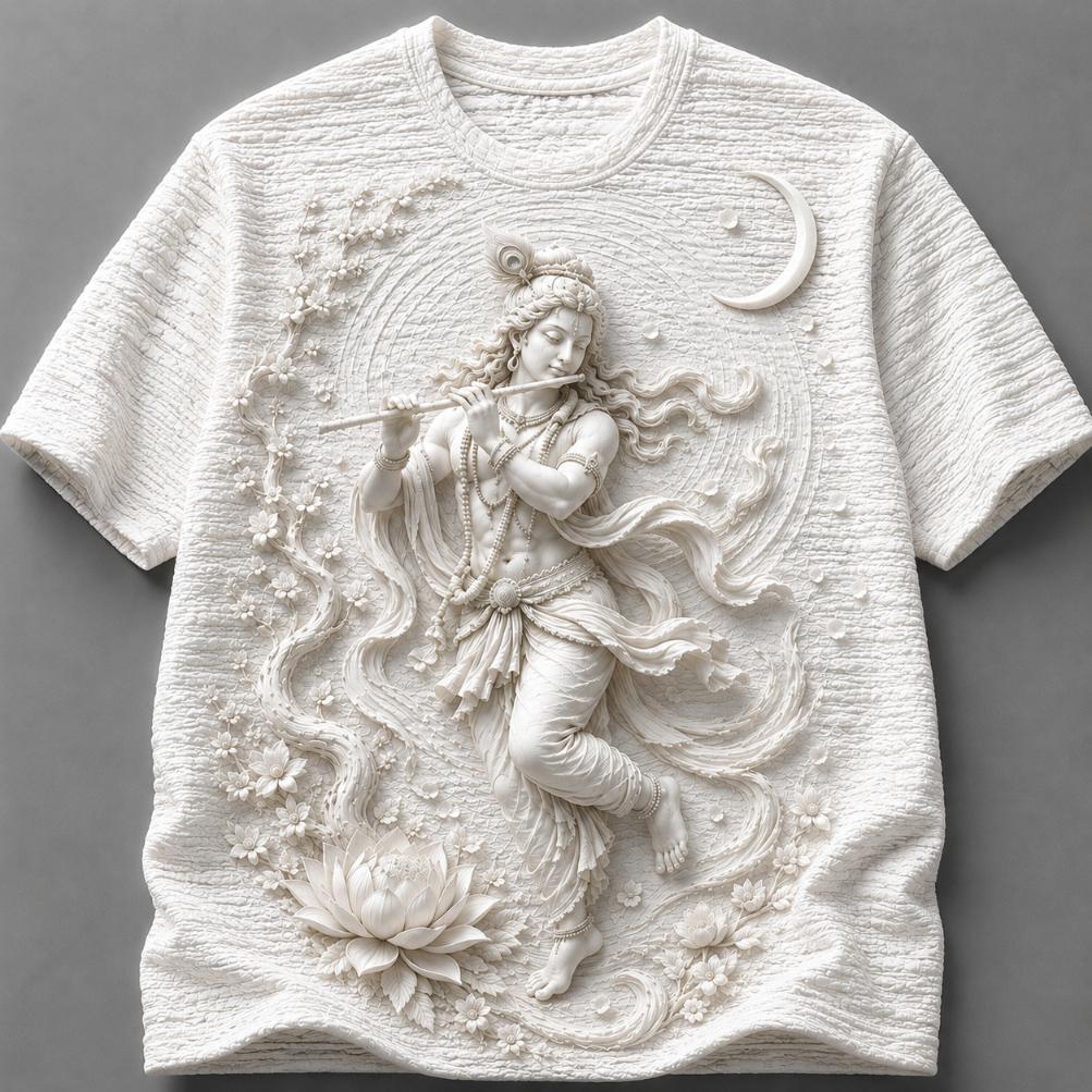 Krishna Bansuri Divine Melody T-Shirt
