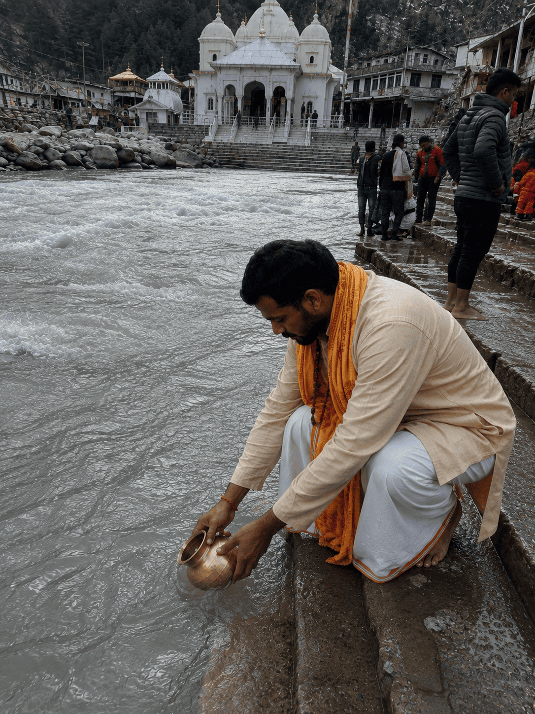 Original Gangotri Ganga Jal - Sacred Water, Sealed & Certified