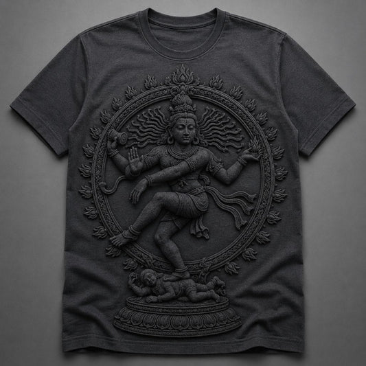 Lord Shiva Cosmic Dance Black T-Shirt