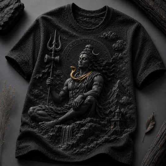 Lord Shiva Cosmic Tandava Black T-Shirt