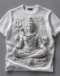 Lord Shiva Eternal Peace White T-Shirt